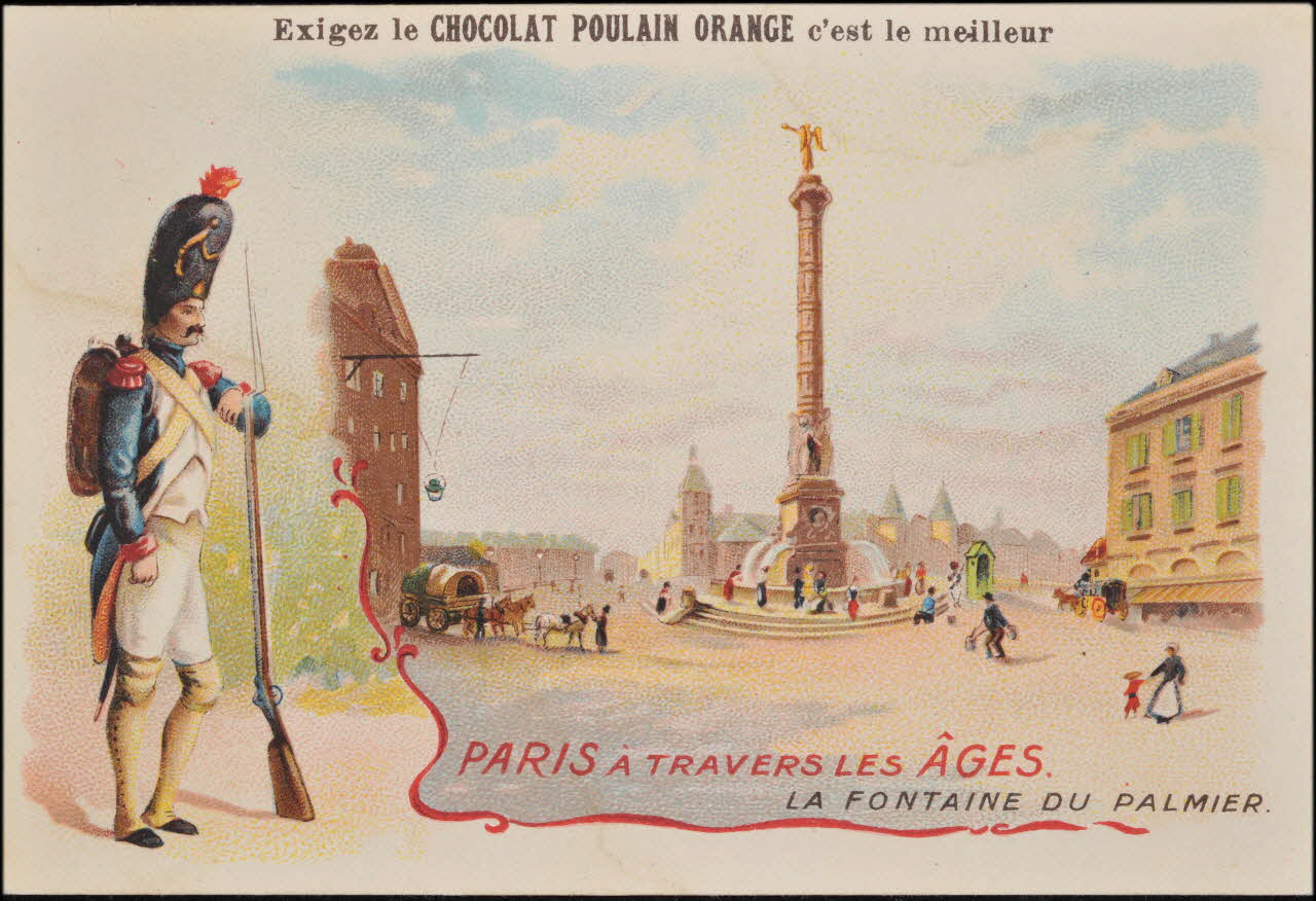 Romanet carte réclame chromo Paris 1877-1907 1995.1.653.13 Photo