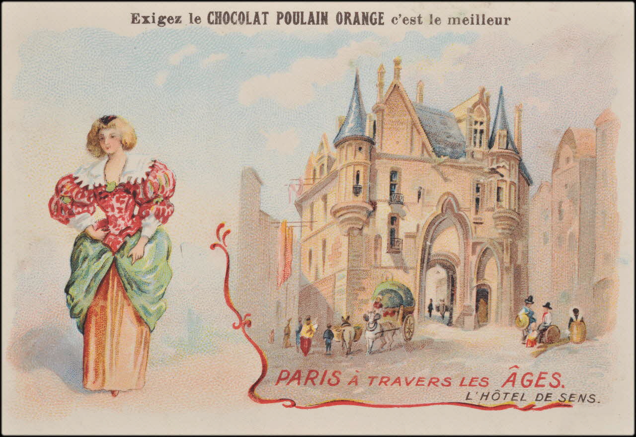 Romanet carte réclame chromo Paris 1877-1907 1995.1.653.5 Photo