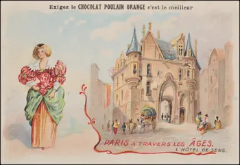 Romanet carte réclame chromo Paris 1877-1907 1995.1.653.5 Photo