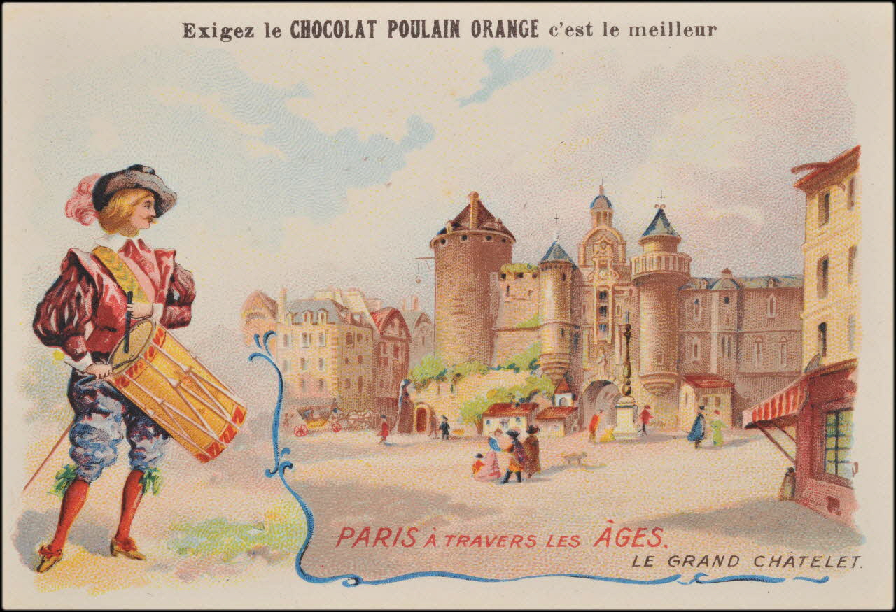 Romanet carte réclame chromo Paris 1877-1907 1995.1.653.7 Photo
