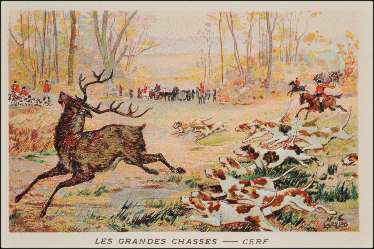 Goujon ; Romanet carte réclame chromo Paris 1877-1907 1995.1.655.5 Photo