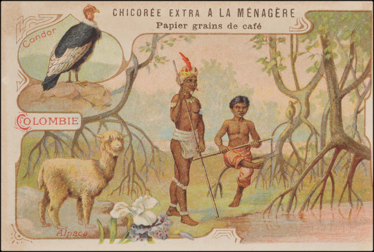 Romanet carte réclame chromo Paris 1877-1907 1995.1.657.10 Photo