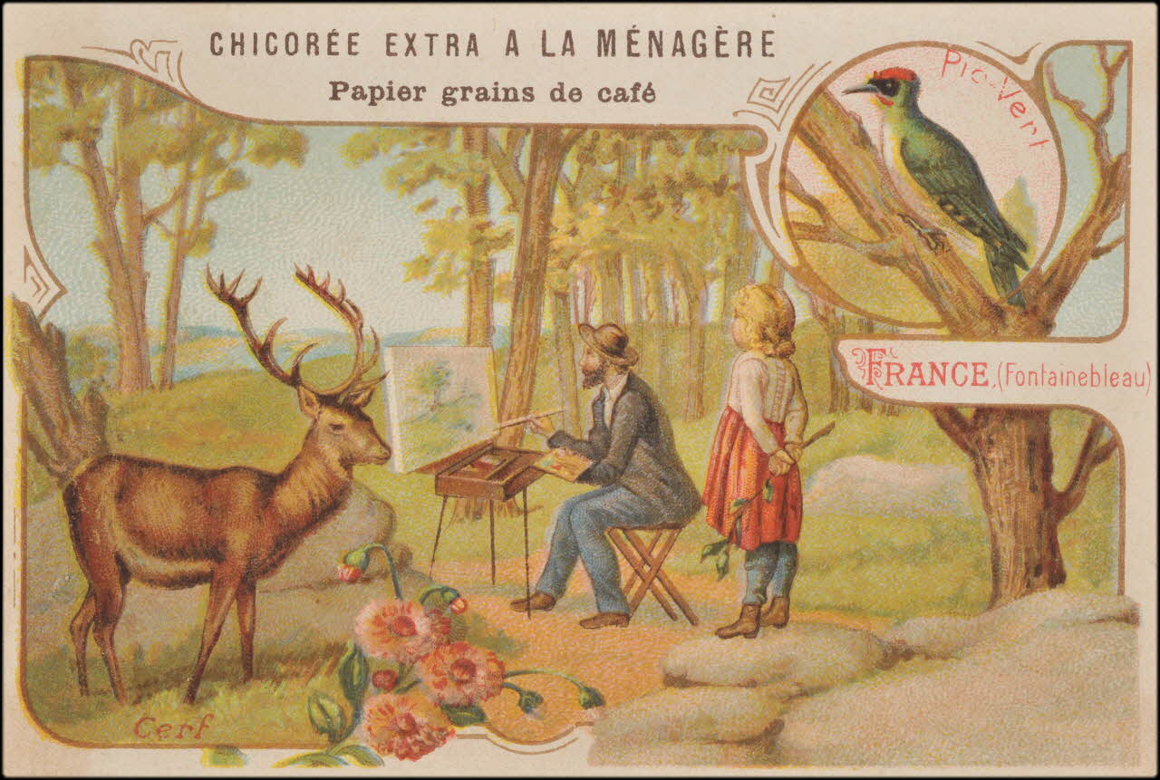 Romanet carte réclame chromo Paris 1877-1907 1995.1.657.13 Photo