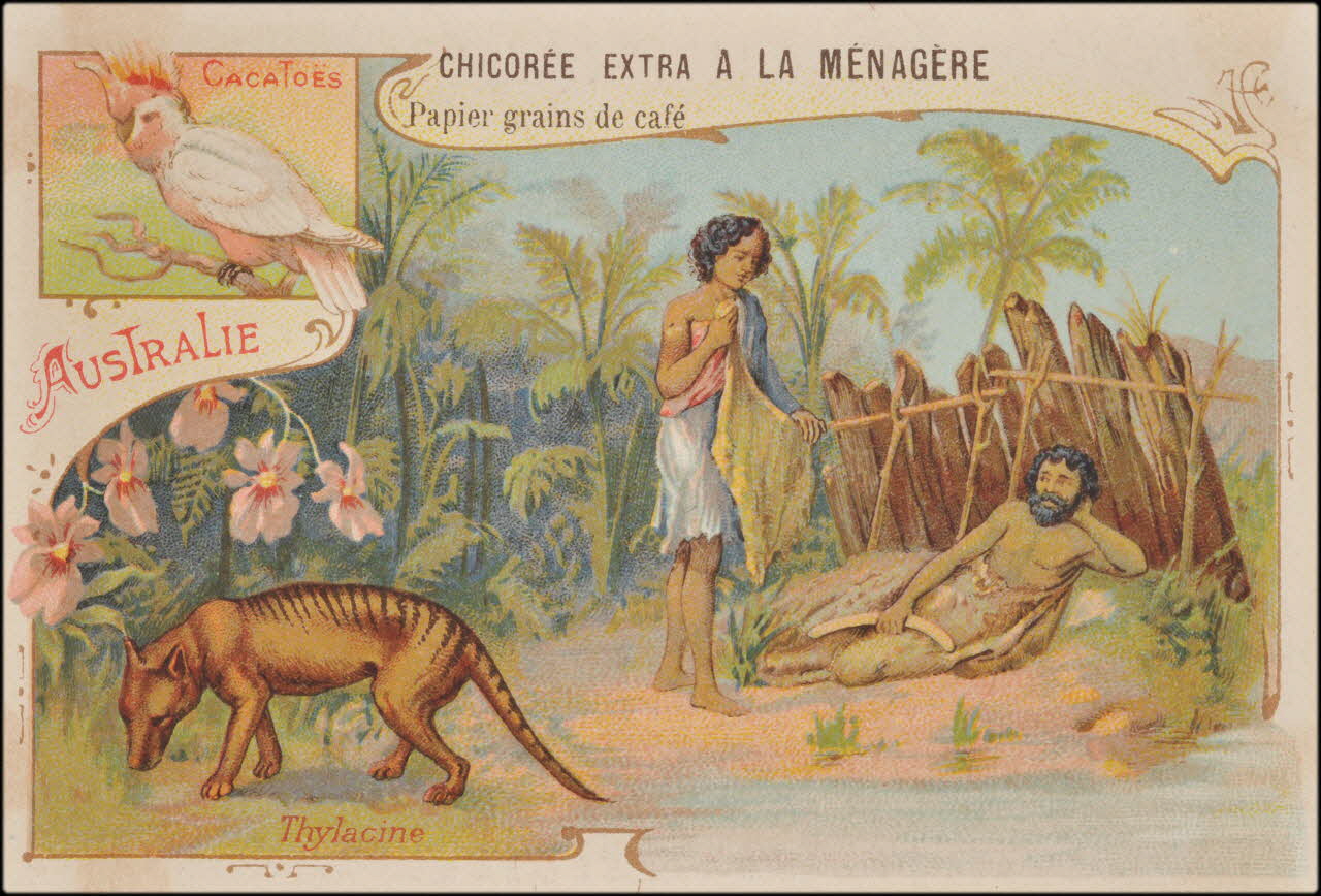 Romanet carte réclame chromo Paris 1877-1907 1995.1.657.5 Photo