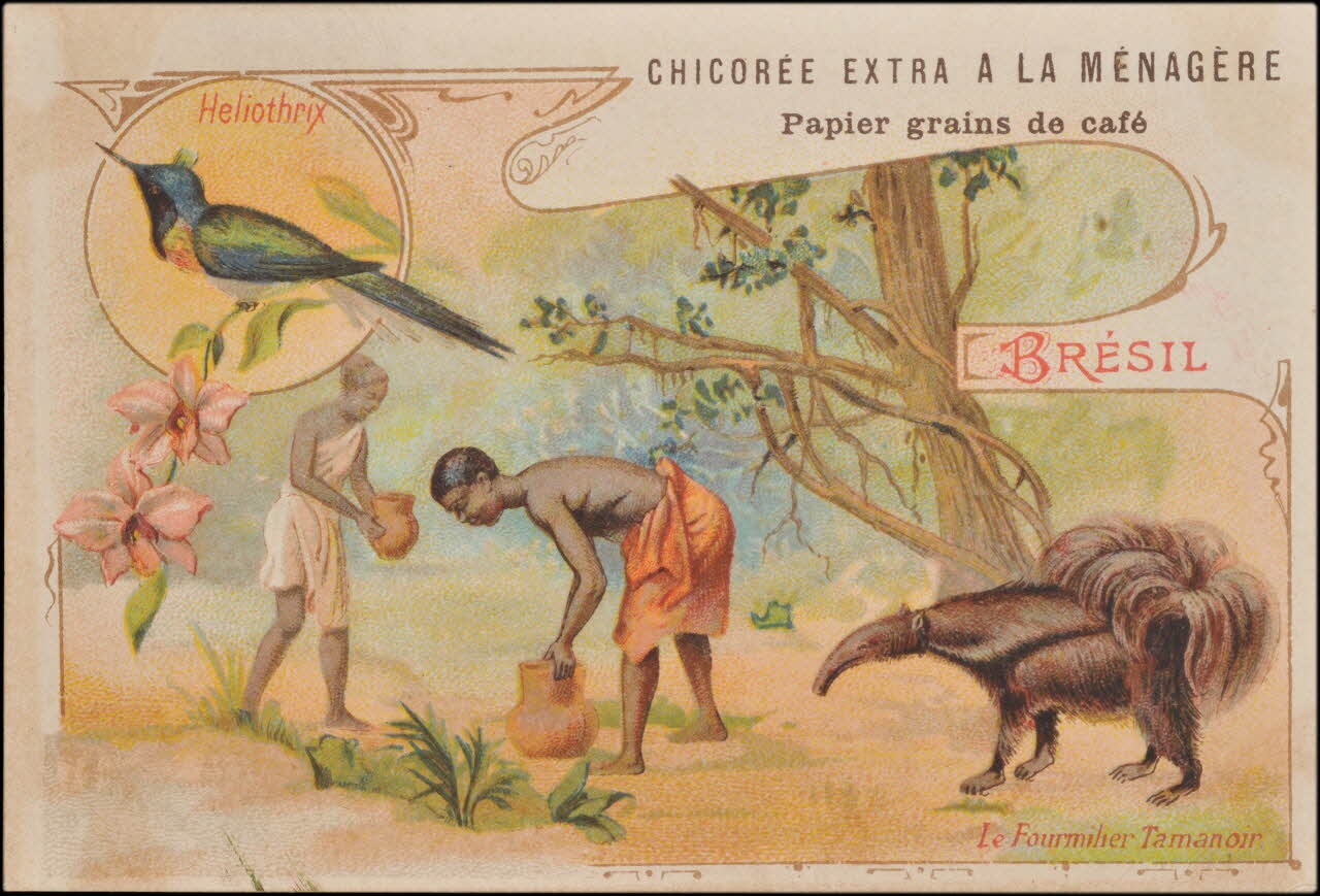 Romanet carte réclame chromo Paris 1877-1907 1995.1.657.7 Photo