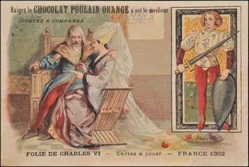 Romanet carte réclame chromo Paris 1877-1907 1995.1.658.2  Photo