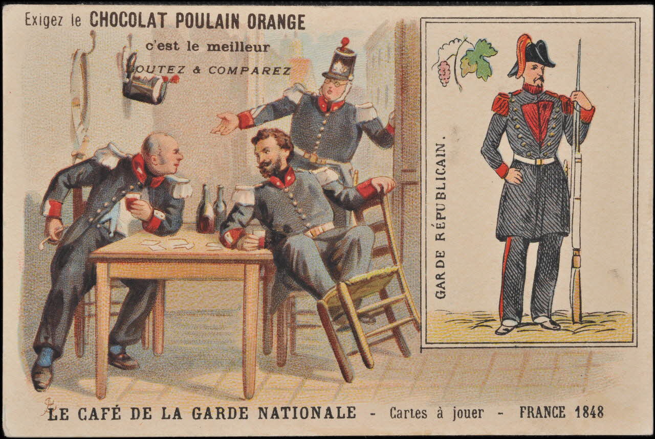 Romanet carte réclame chromo Paris 1877-1907 1995.1.658.3 Photo