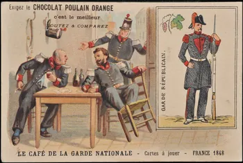 Romanet carte réclame chromo Paris 1877-1907 1995.1.658.3 Photo