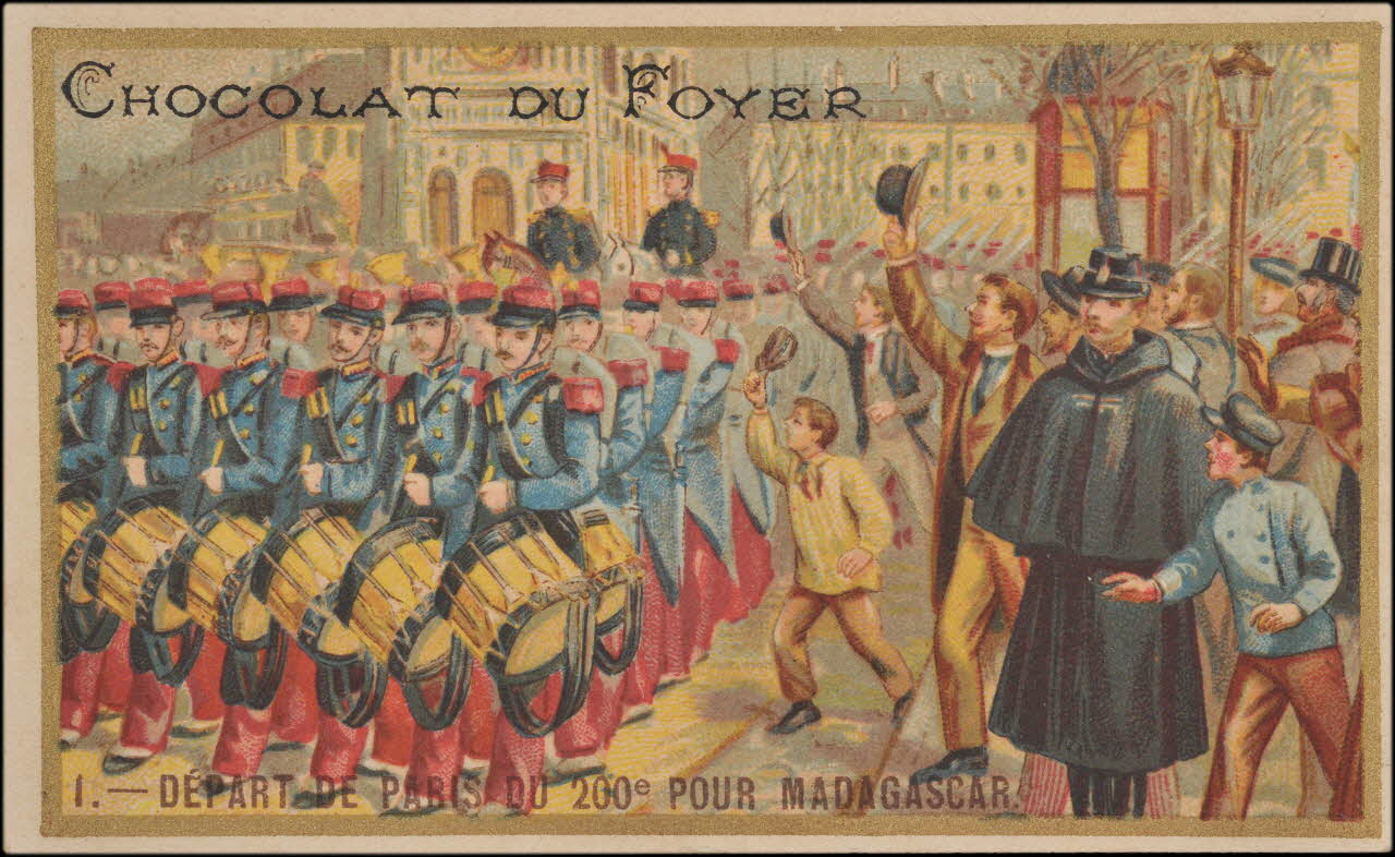 Romanet carte réclame chromo Paris 1877-1907 1995.1.660.1 Photo