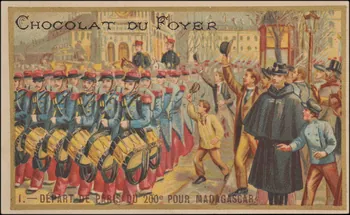 Romanet carte réclame chromo Paris 1877-1907 1995.1.660.1 Photo