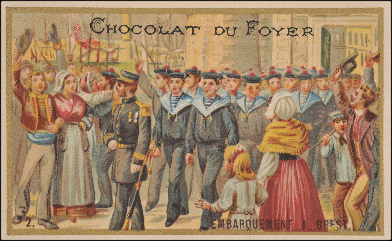 Romanet carte réclame chromo Paris 1877-1907 1995.1.660.2 Photo