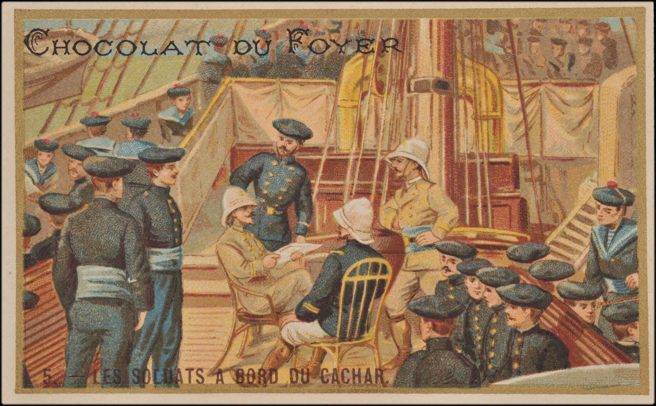 Romanet carte réclame chromo Paris 1877-1907 1995.1.660.5 Photo