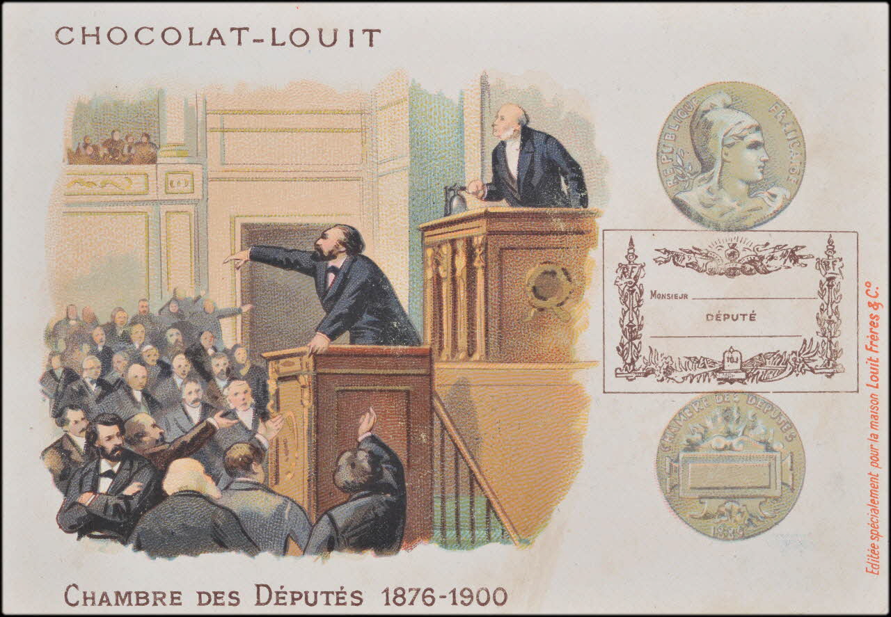 Romanet carte réclame chromo Paris 1877-1907 1995.1.663.10 Photo