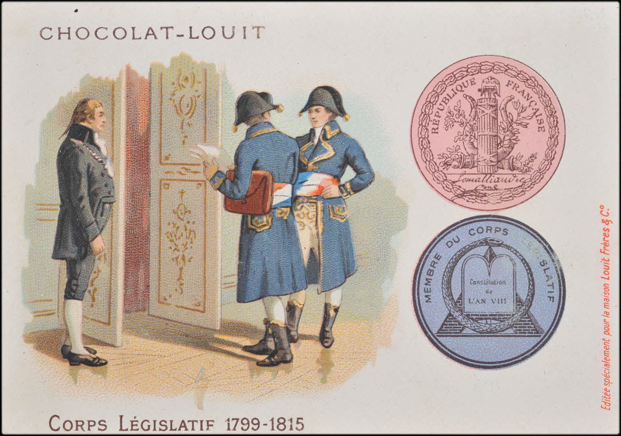 Romanet carte réclame chromo Paris 1877-1907 1995.1.663.4 Photo