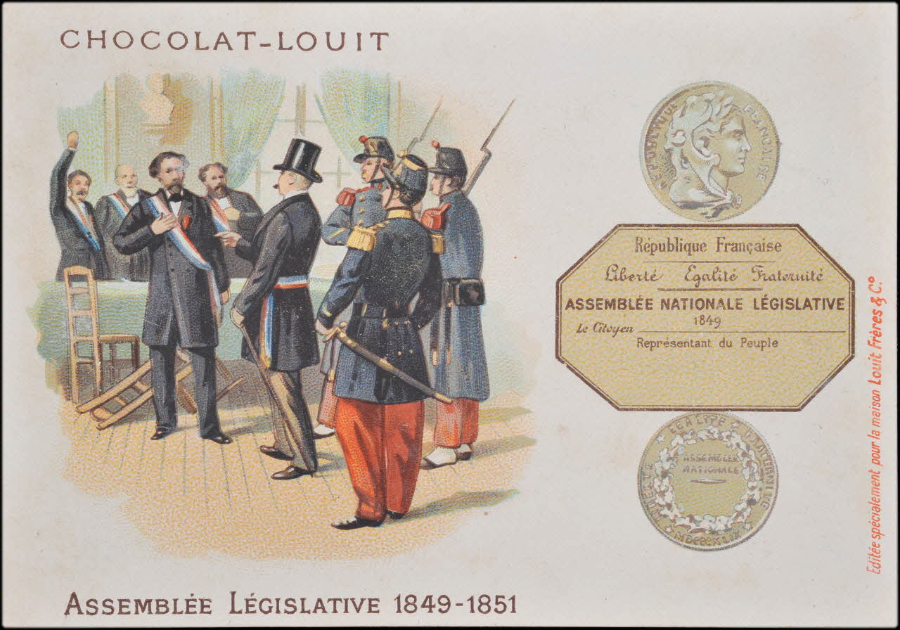 Romanet carte réclame chromo Paris 1877-1907 1995.1.663.7 Photo