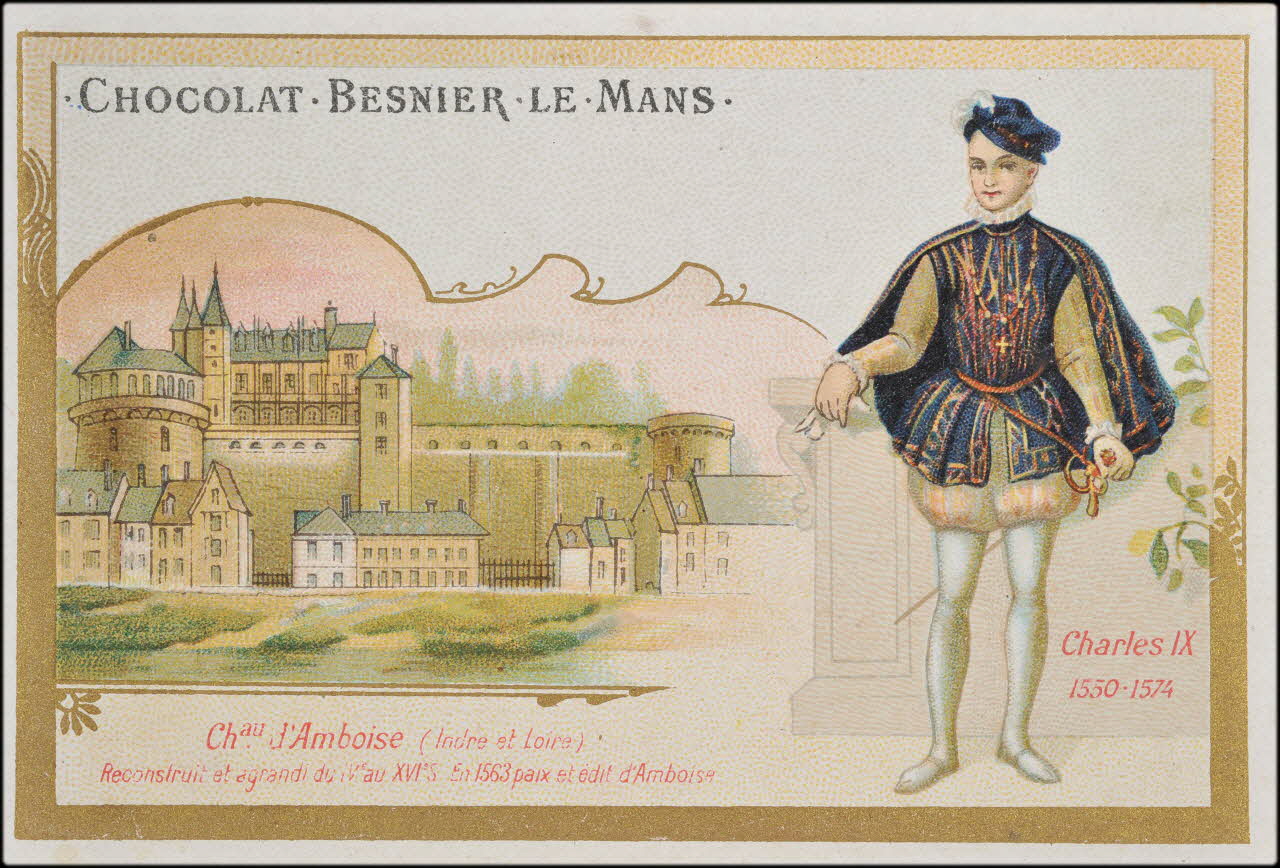 François Clouet ; Romanet carte réclame chromo Paris 1877-1907 1995.1.664.1 Photo