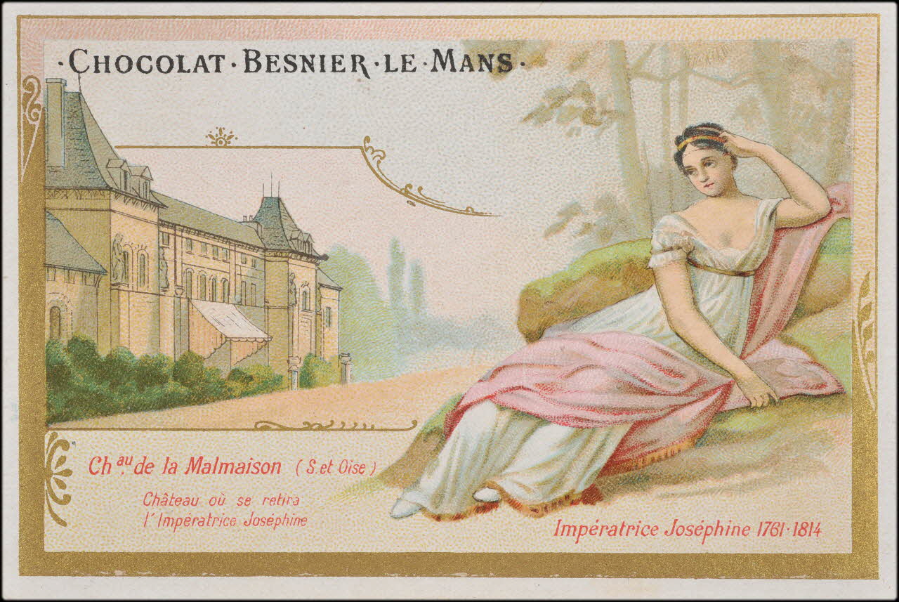 Pierre-Paul Prud'hon ; Romanet carte réclame chromo Paris 1877-1907 1995.1.664.10 Photo