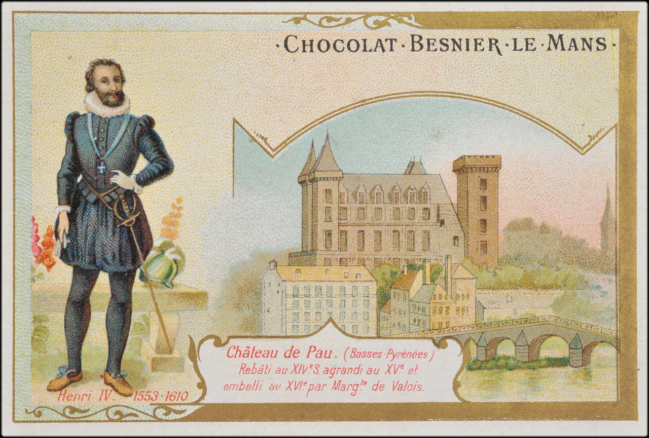 Pourbus Frans II ; Romanet carte réclame chromo Paris 1877-1907 1995.1.664.12 Photo