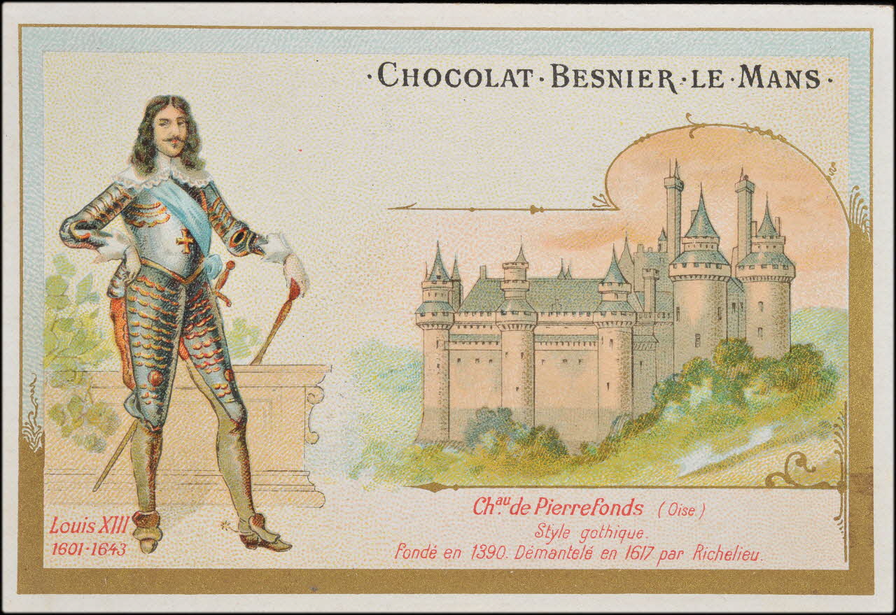 Philippe de Champaigne ; Romanet carte réclame chromo Paris 1877-1907 1995.1.664.13 Photo