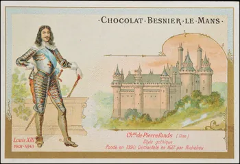 Philippe de Champaigne ; Romanet carte réclame chromo Paris 1877-1907 1995.1.664.13 Photo