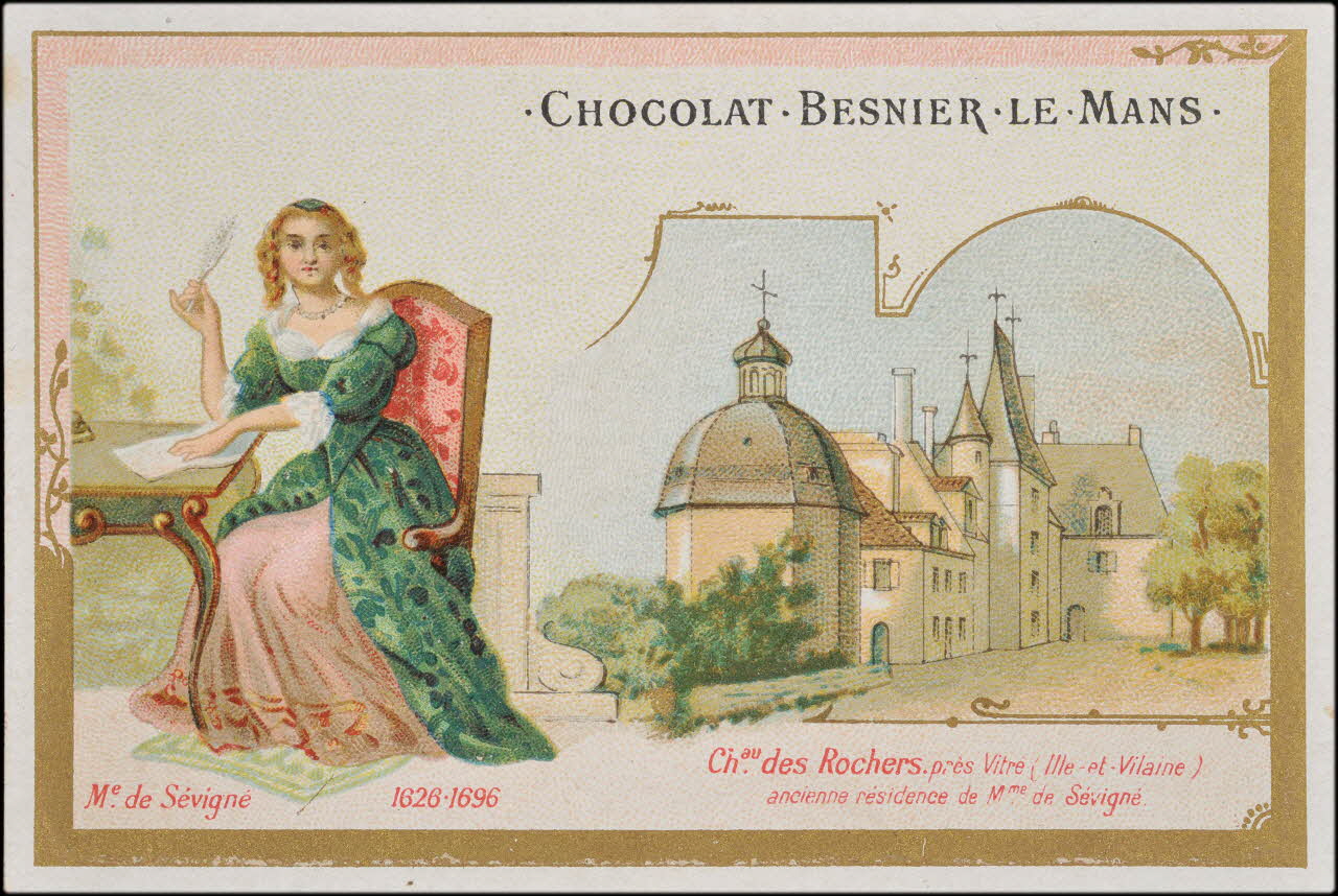 Romanet carte réclame chromo Paris 1877-1907 1995.1.664.16 Photo