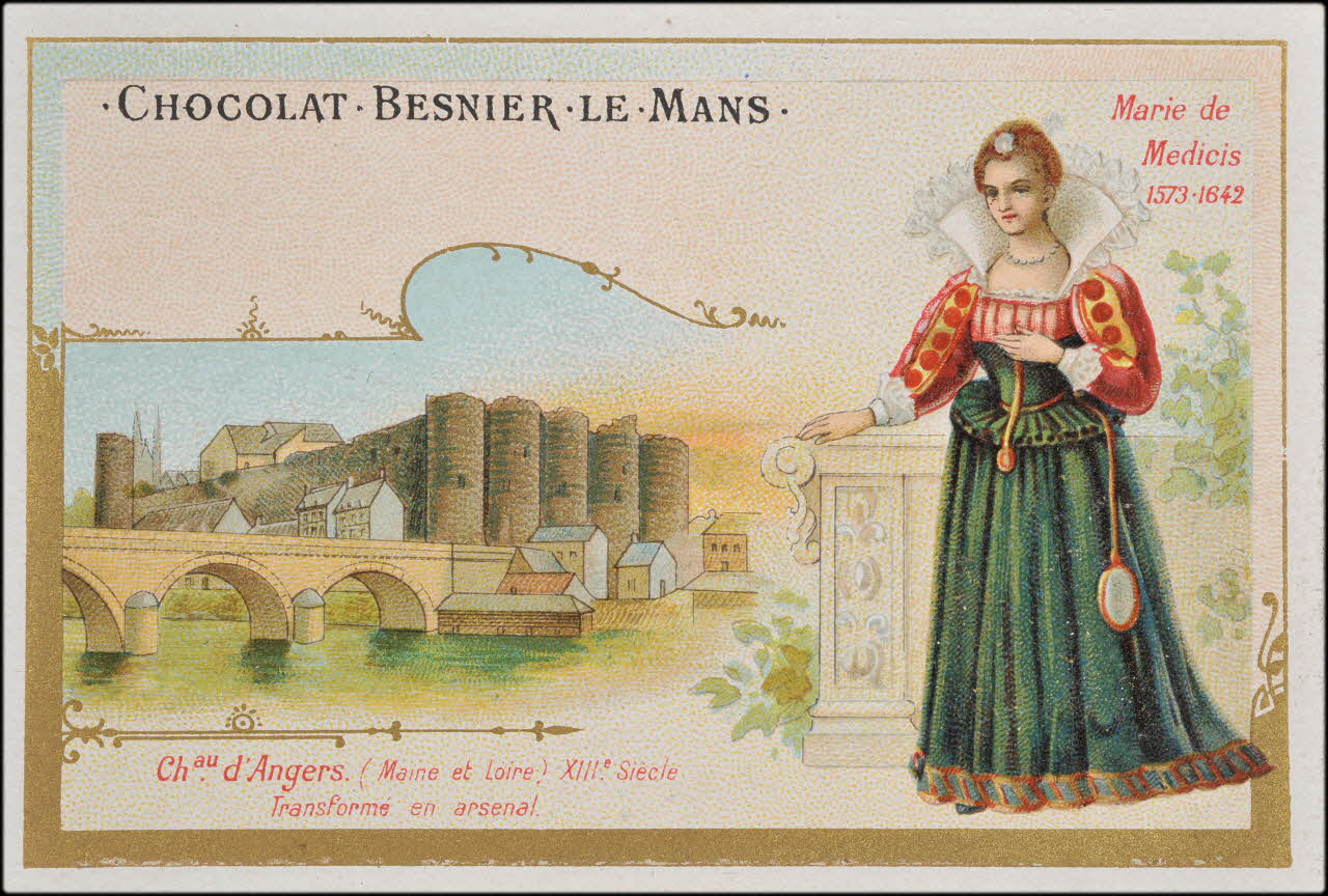 Romanet carte réclame chromo Paris 1877-1907 1995.1.664.2 Photo
