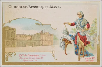 Van Loo Jean Baptiste ; Latour Maurice-Quentin de ; Romanet carte réclame chromo Paris 1877-1907 1995.1.664.7  Photo