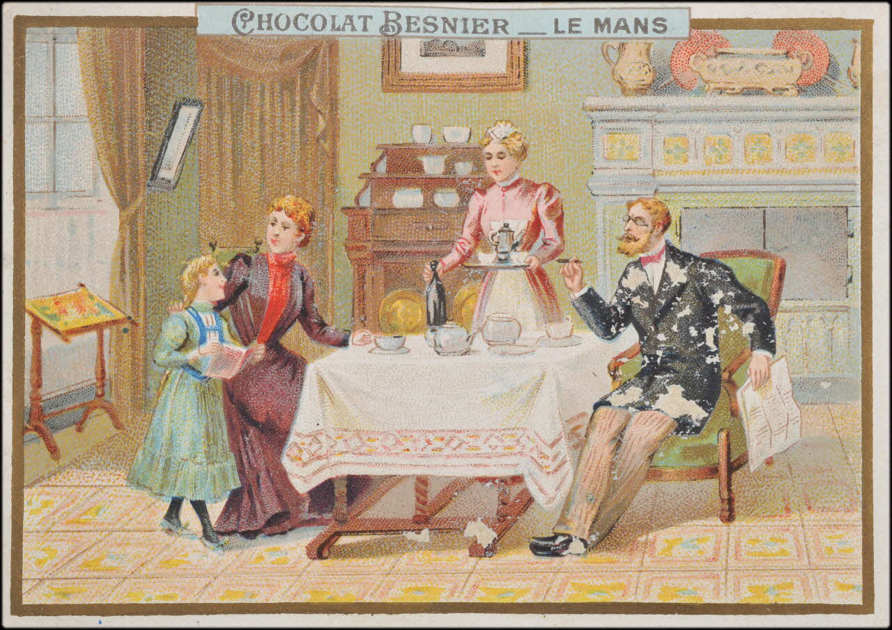 Romanet carte réclame chromo Paris 1877-1907 1995.1.666.4 Photo Mucem