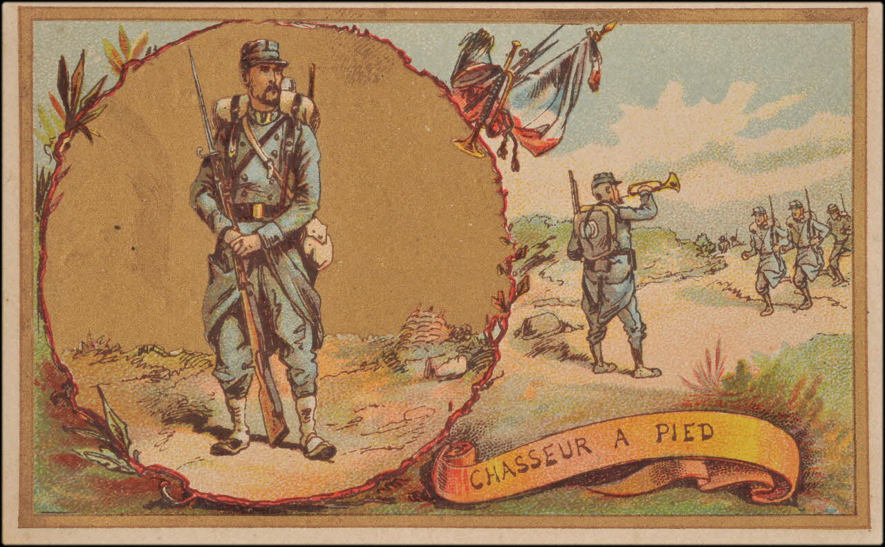 Romanet carte réclame chromo Paris 1877-1907 1995.1.667.1 Photo