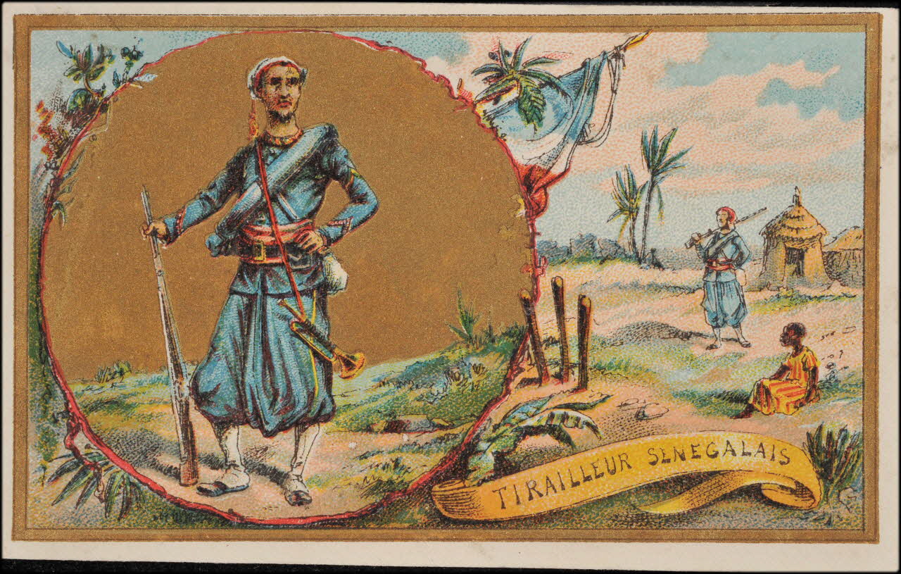 Romanet carte réclame chromo Paris 1877-1907 1995.1.667.2 Photo