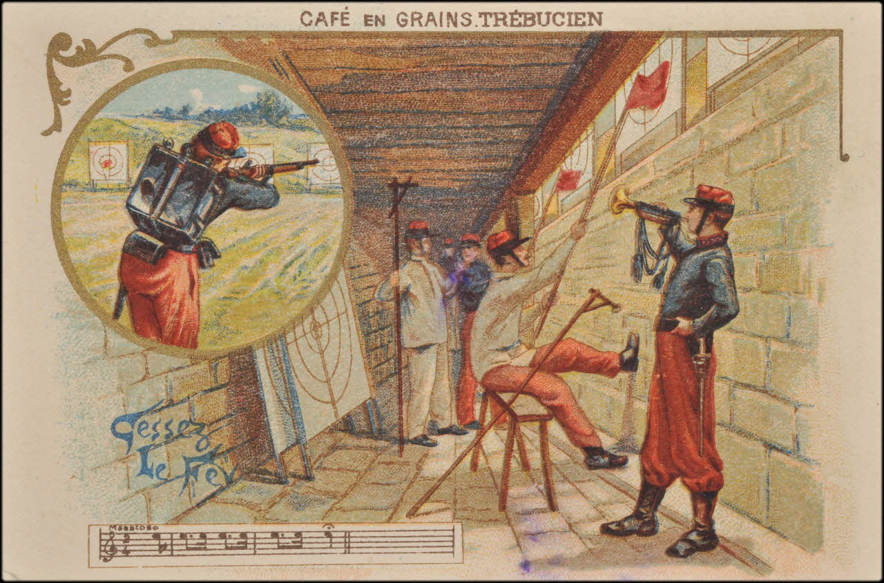 Romanet carte réclame chromo Paris 1877-1907 1995.1.668.1 Photo