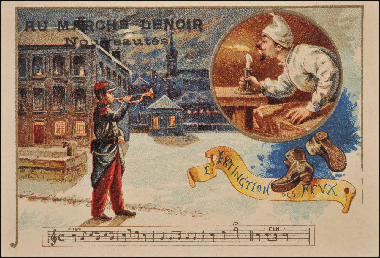 Romanet carte réclame chromo Paris 1877-1907 1995.1.668.2 Photo