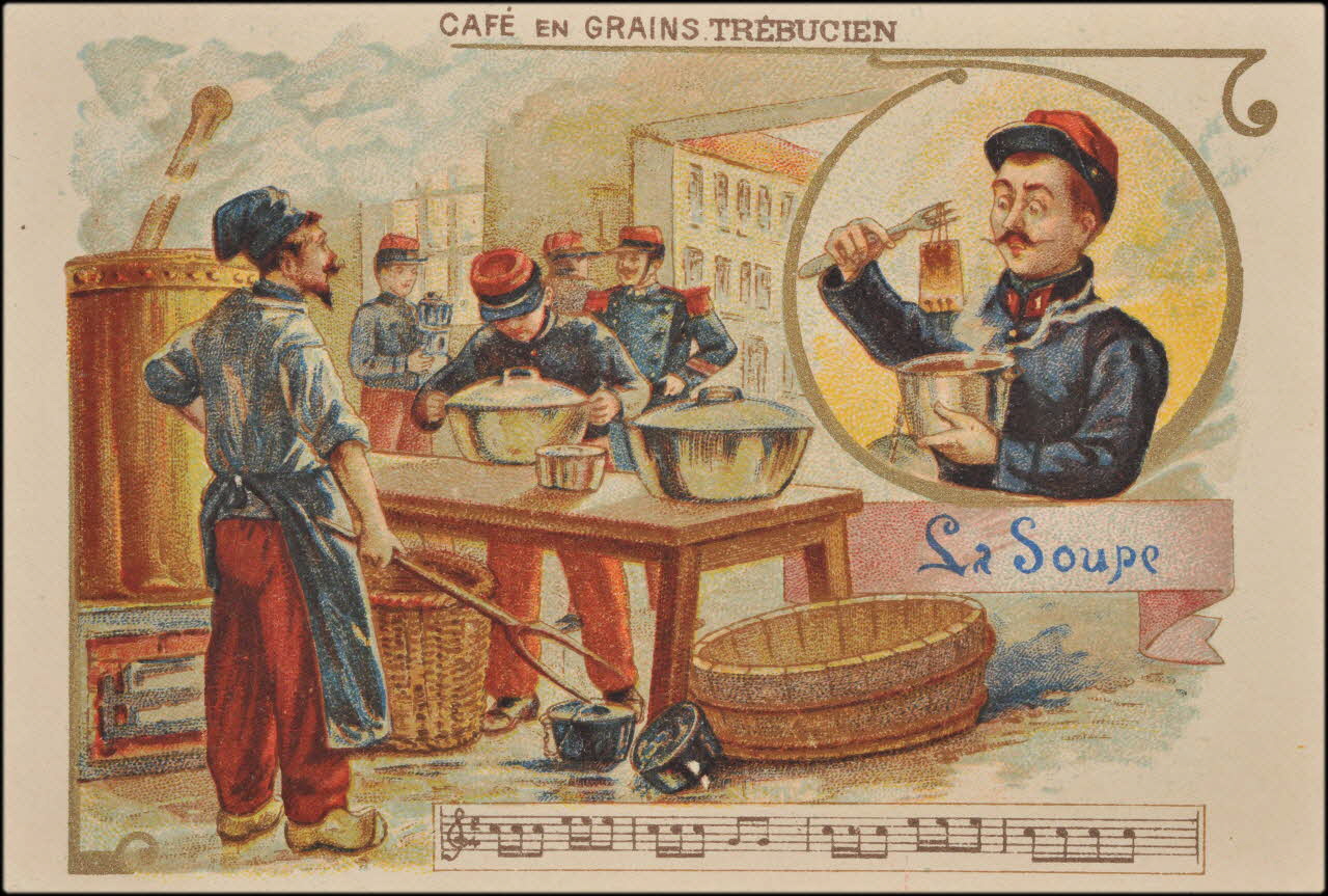 Romanet carte réclame chromo Paris 1877-1907 1995.1.668.5 Photo