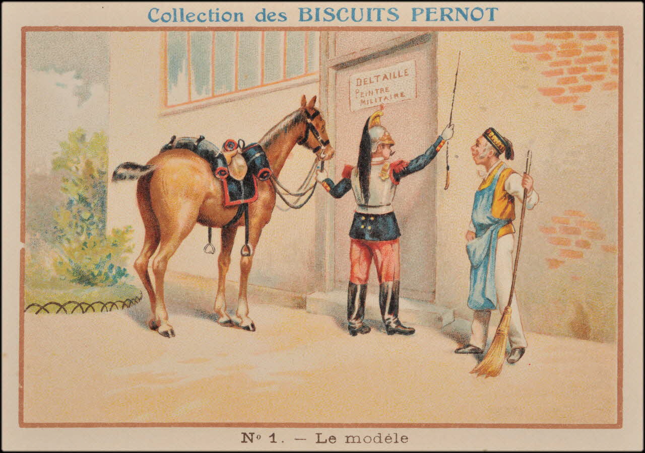 Romanet carte réclame chromo Paris 1877-1907 1995.1.669.1 Photo
