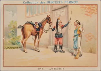 Romanet carte réclame chromo Paris 1877-1907 1995.1.669.1 Photo