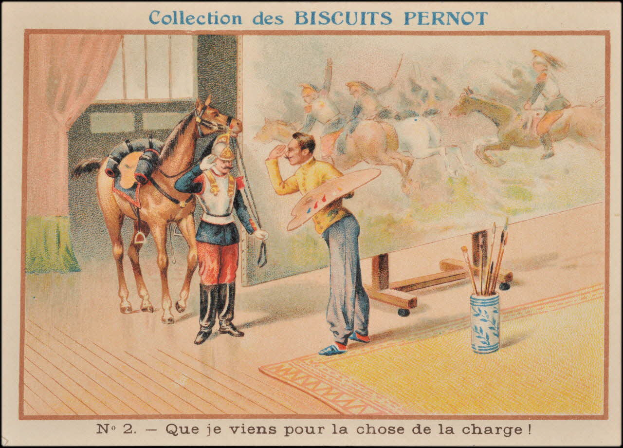 Romanet carte réclame chromo Paris 1877-1907 1995.1.669.2 Photo