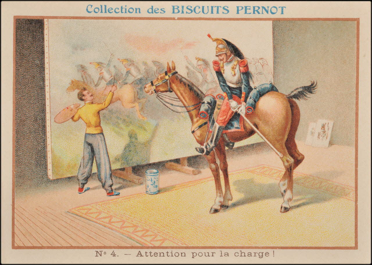 Romanet carte réclame chromo Paris 1877-1907 1995.1.669.4 Photo