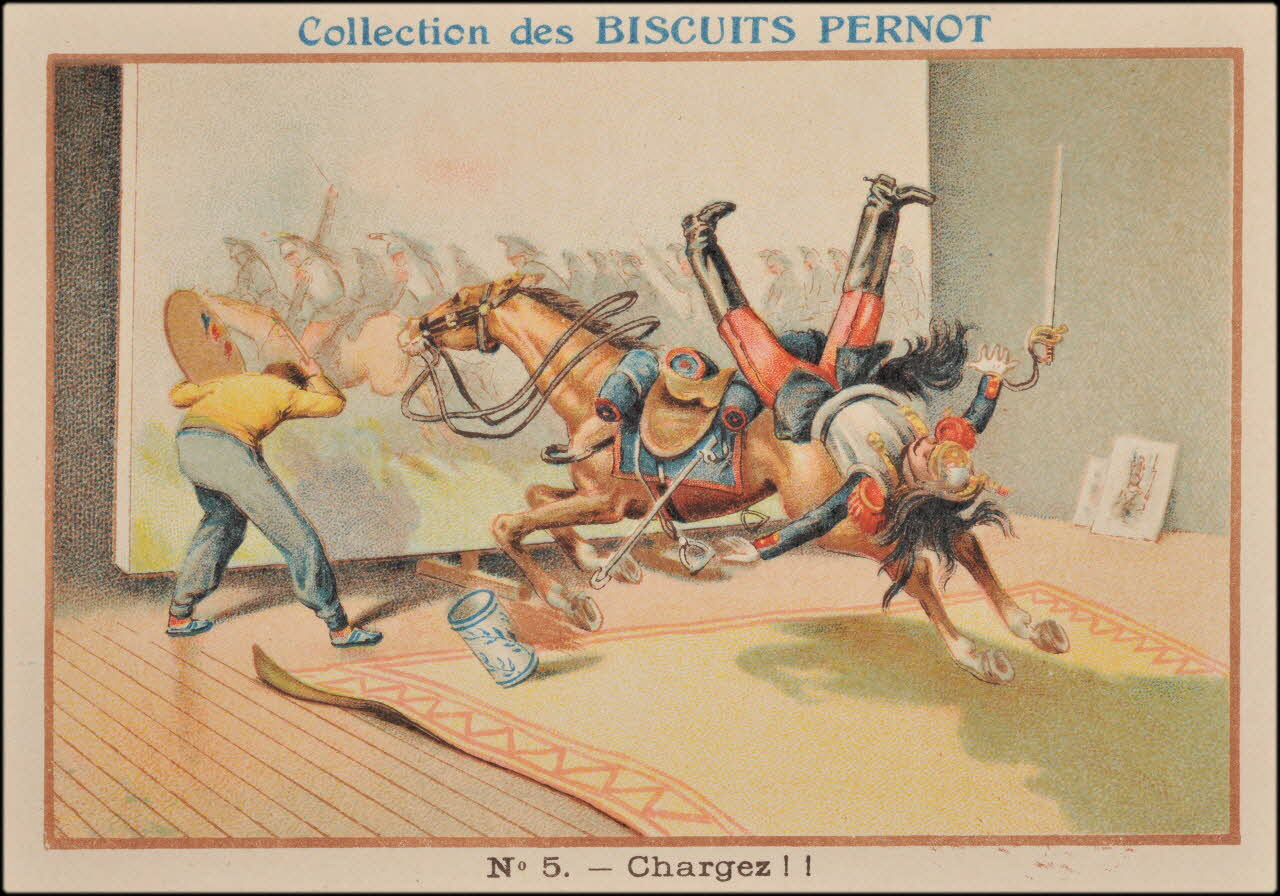 Romanet carte réclame chromo Paris 1877-1907 1995.1.669.5 Photo