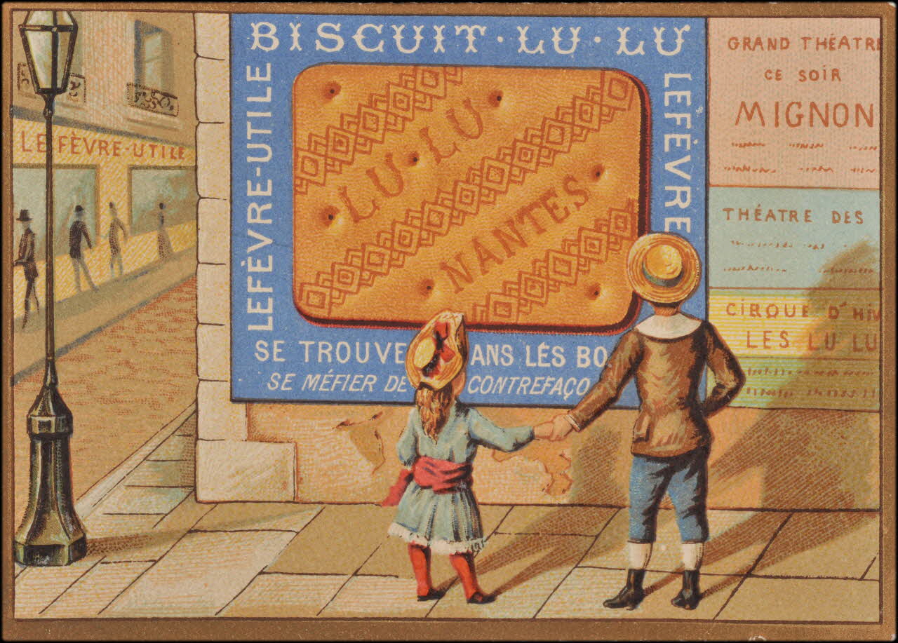 Romanet carte réclame chromo Paris 1877-1907 1995.1.670.11 Photo