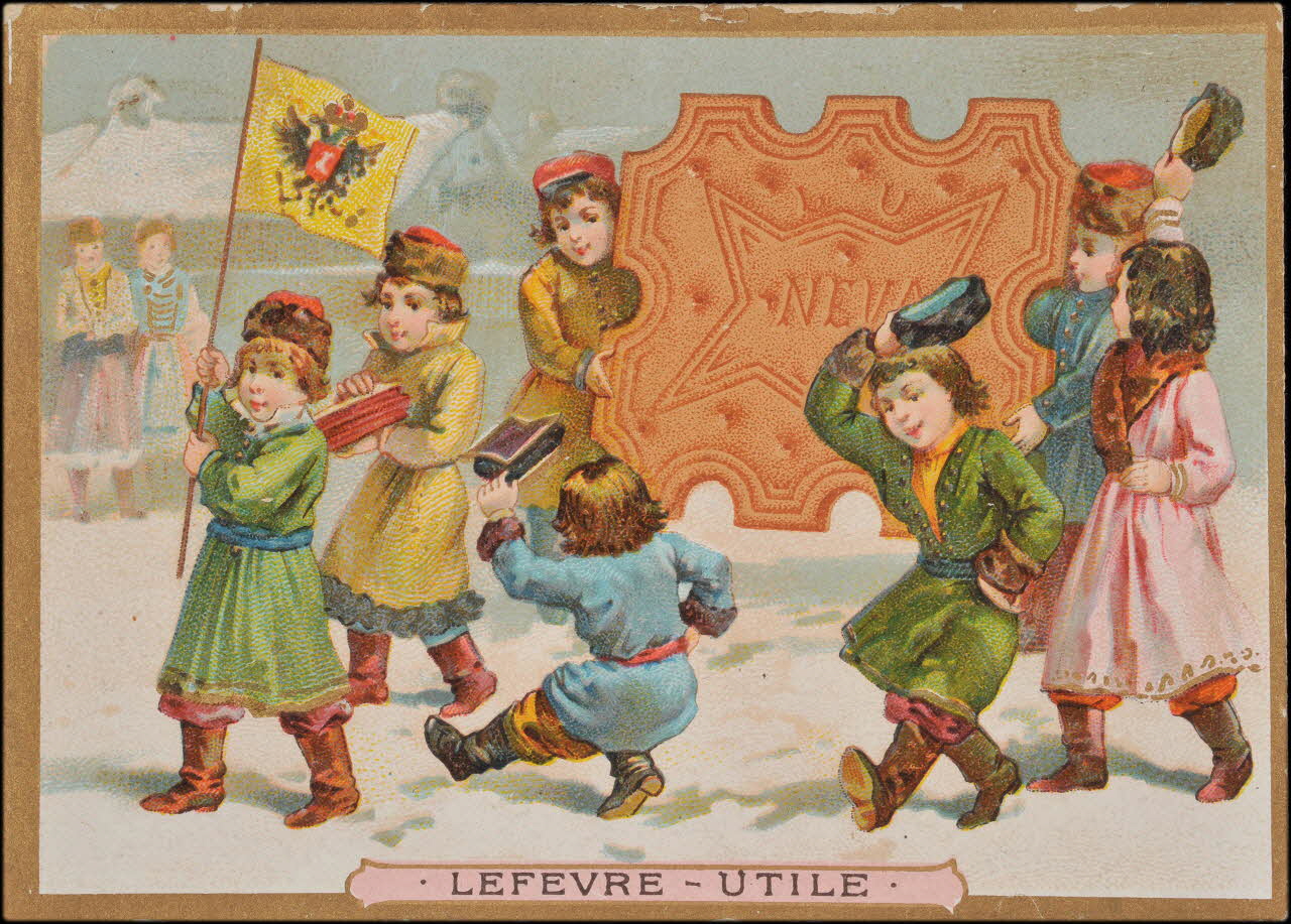 Romanet carte réclame chromo Paris 1877-1907 1995.1.670.2 Photo