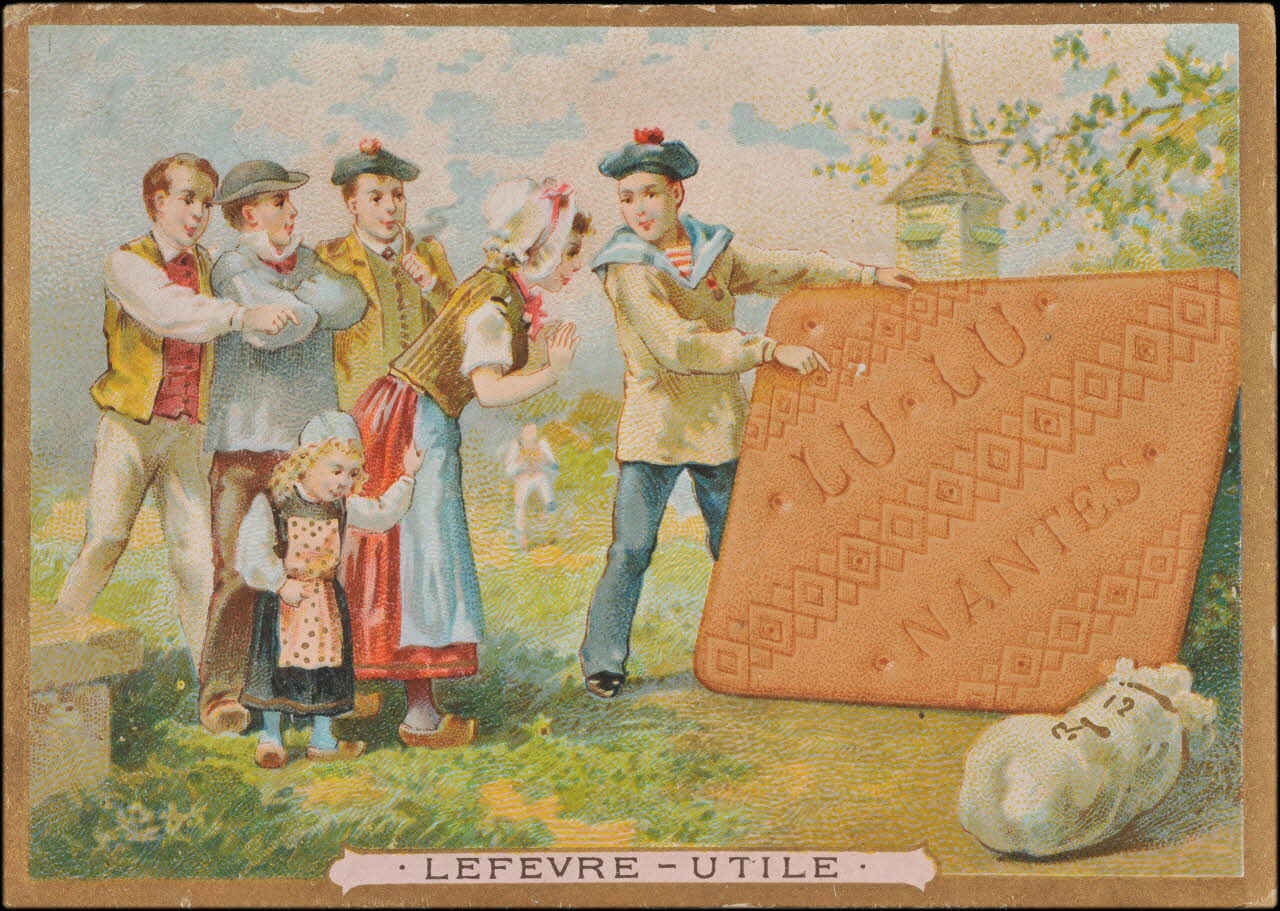 Romanet carte réclame chromo Paris 1877-1907 1995.1.670.5 Photo