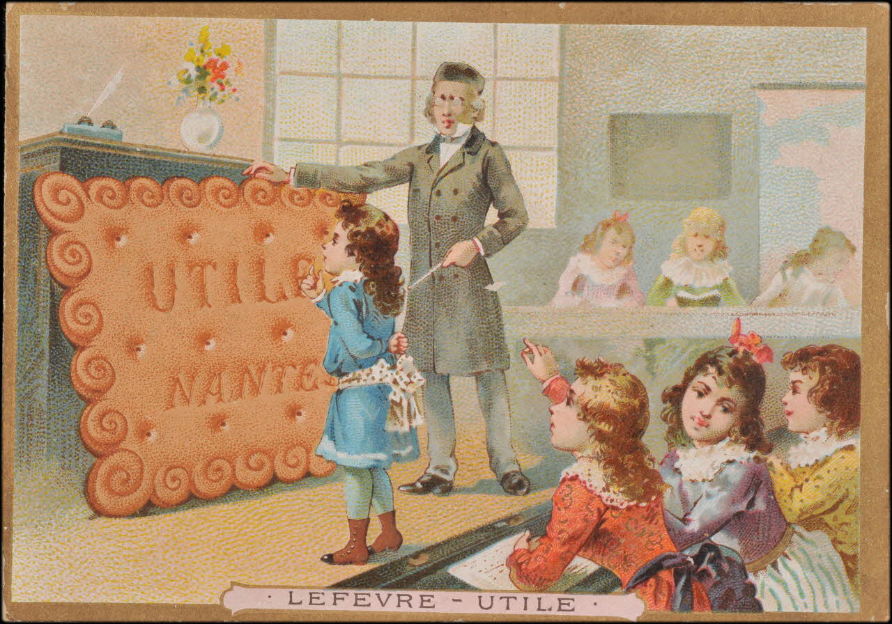 Romanet carte réclame chromo Paris 1877-1907 1995.1.670.6 Photo