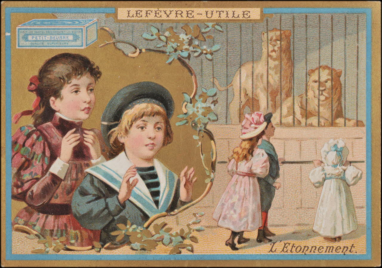 Romanet carte réclame chromo Paris 1877-1907 1995.1.671.4 Photo