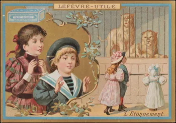 Romanet carte réclame chromo Paris 1877-1907 1995.1.671.4 Photo