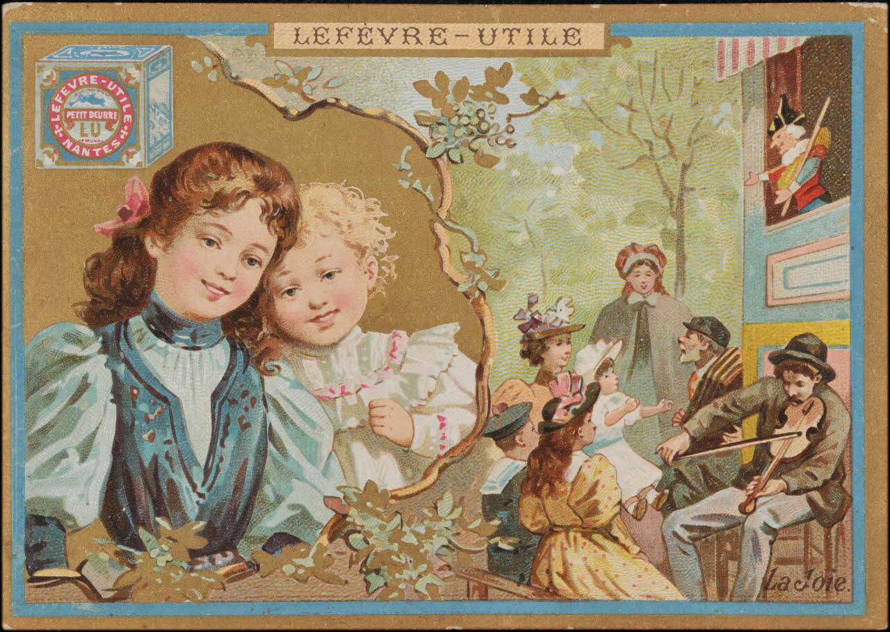 Romanet carte réclame chromo Paris 1877-1907 1995.1.671.5 Photo