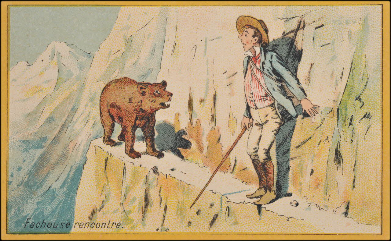 Romanet carte réclame chromo Paris 1877-1907 1995.1.672.10 Photo