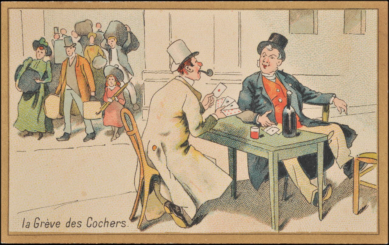 Romanet carte réclame chromo Paris 1877-1907 1995.1.672.14 Photo