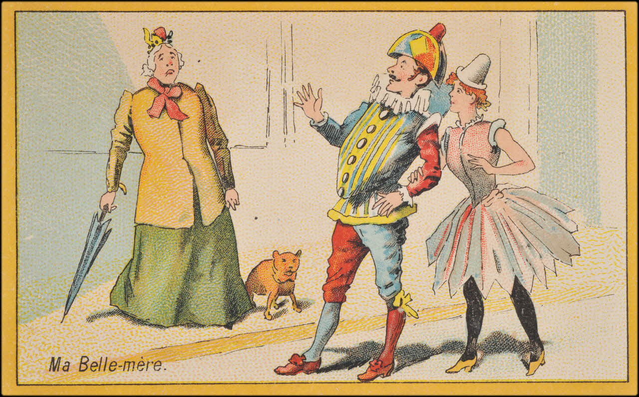 Romanet carte réclame chromo Paris 1877-1907 1995.1.672.19 Photo