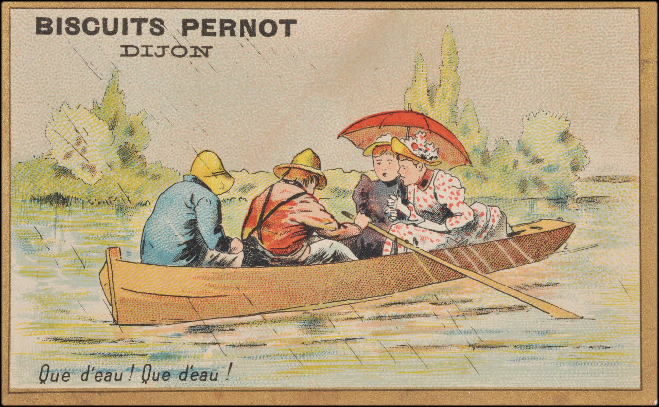 Romanet carte réclame chromo Paris 1877-1907 1995.1.672.23 Photo