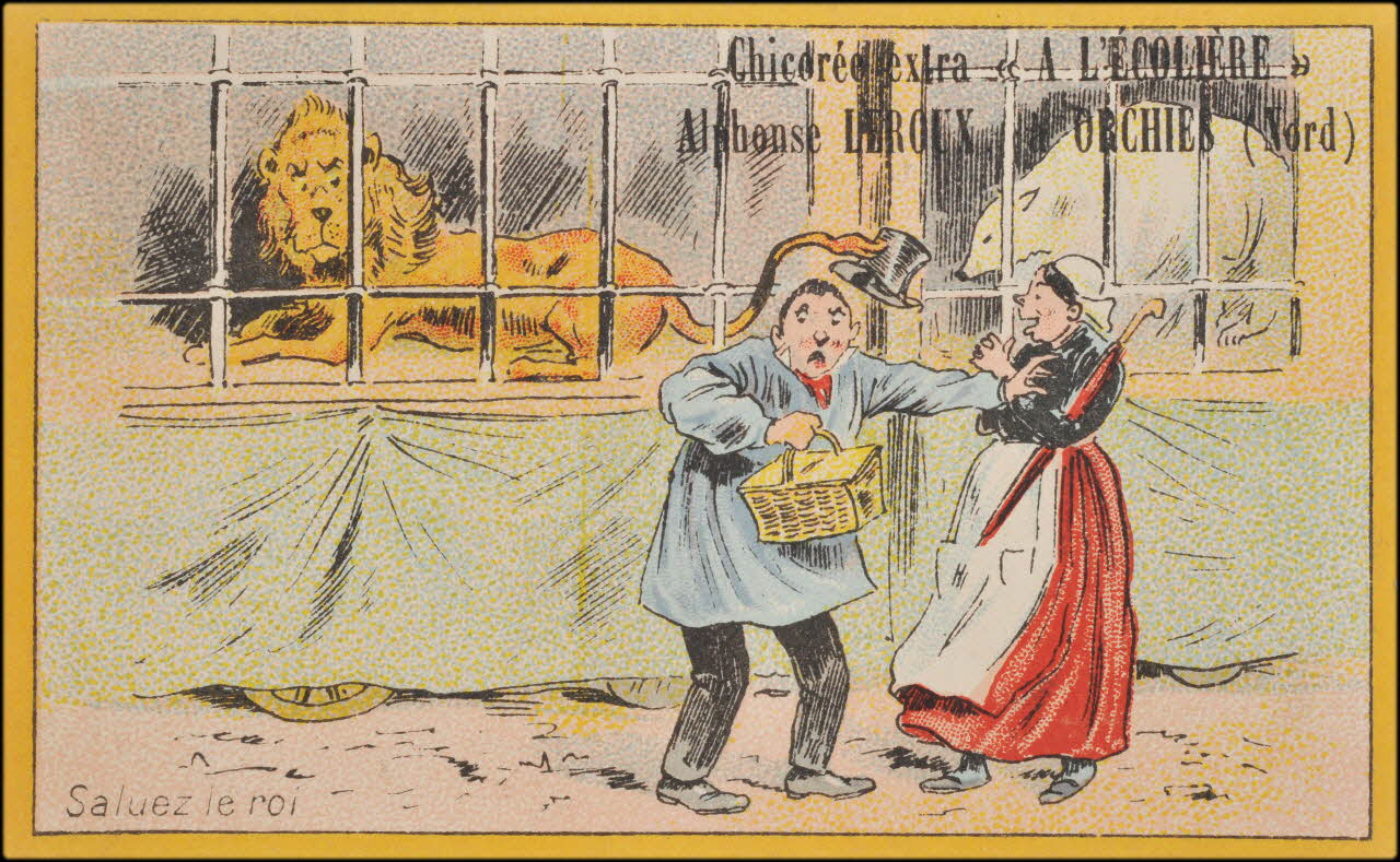 Romanet carte réclame chromo Paris 1877-1907 1995.1.672.24 Photo